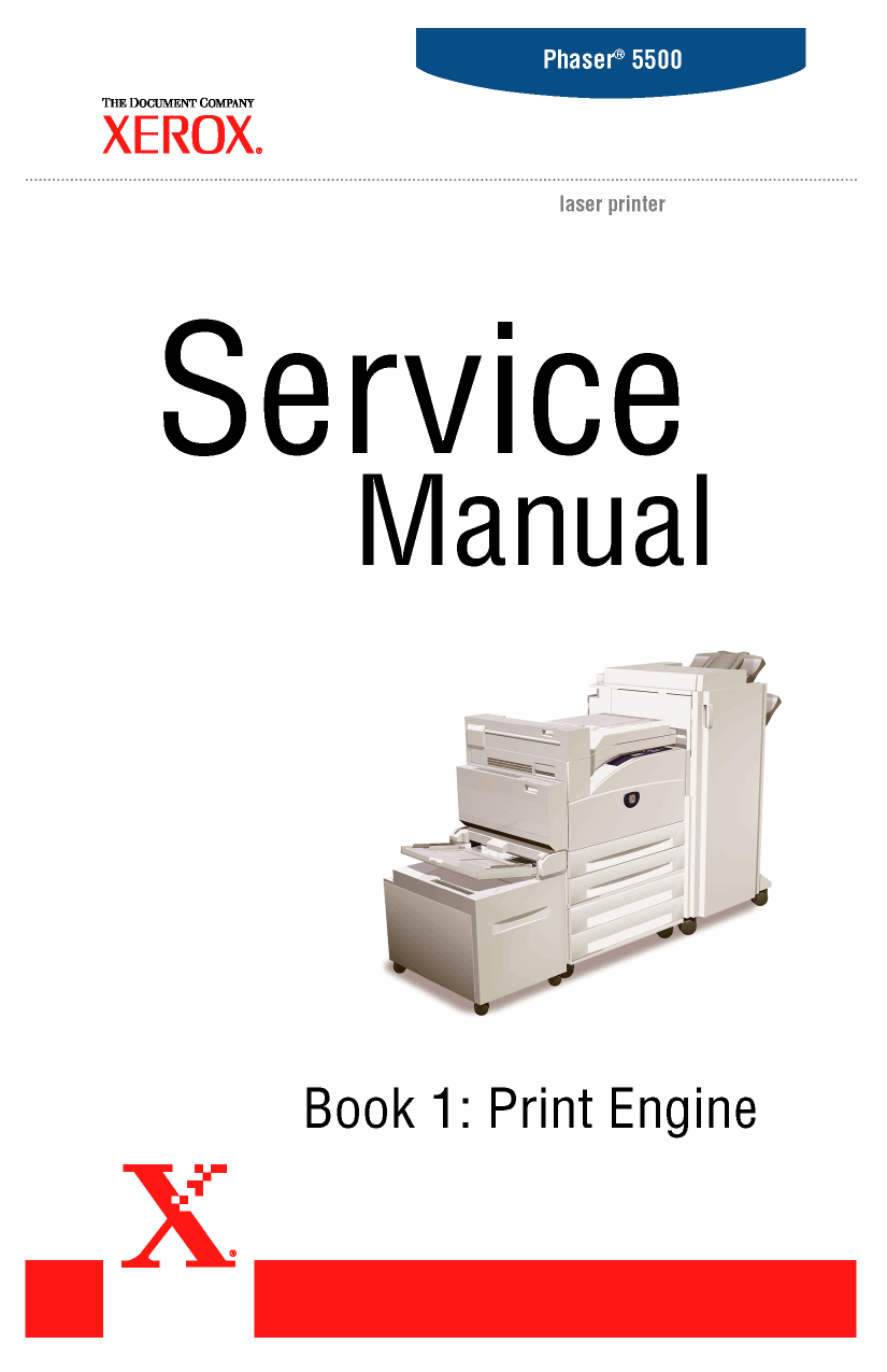 Xerox Phaser 5500 Parts List and Service Manual-1